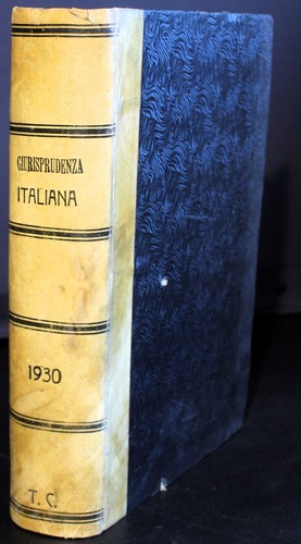 Giurisprudenza italiana vol - giurisprudenza,