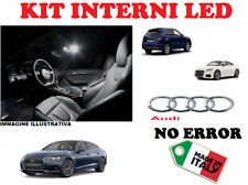 KIT LED INTERNI AUDI A4 AVANT B8 PLAFONIERA ANTERIORE + POSTERIORE