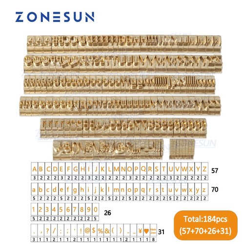 Zonesun 184pzs set timbri - set,