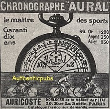 PUBLICITE CHRONOGRAPHE AURAL