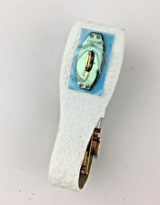 Cinturino Cerruti Per Orologio Pendente Donna Bianco Pelle Acciaio Nuovo Fashion