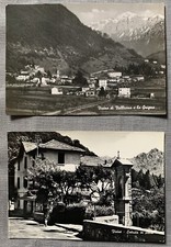 Splendida coppia foto cartoline VISINO Valbrona La Grigna Como - FG VG  