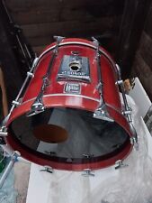 Vintage very rare: SONOR HILITE (HI-LITE) bass drum bop size 18" - red maple