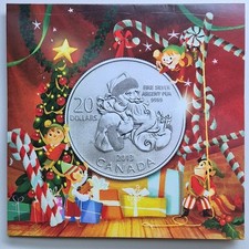 Canada ~ 20 dollari ~ moneta commemorativa ~ BABBO NATALE ~ .9999 argento ~ lim. 225.000 pezzi