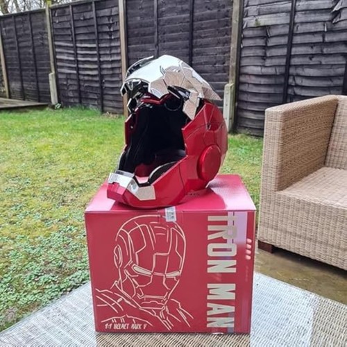 Casco iron man mk5 1 - iron, 1:1