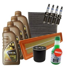 Kit Tagliando Renault Clio IV 1.2 16V Dacia Logan Sandero Filtri 4 Candele Olio 