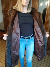 Pelliccia vintage in castorino spitz (dettagli con misure nelle foto)