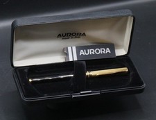 Stilografica AURORA MAGELLANO Color Canna Di Fucile, Cappuccio Dorato- Originale