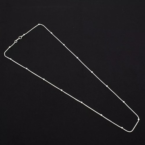Girocollo con perline - , argento
