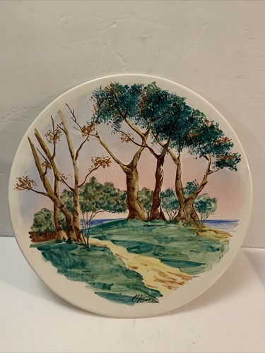 Raro piatto ceramica dipinto - raro,