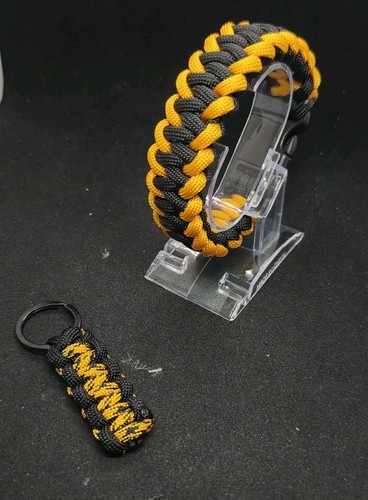 Bracciale portachiavi orange - bracciale, +