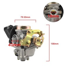 Carburatore Per Piaggio Fly, Liberty, Zip 50cc 4 Tempi Scooter 50 Cc 4t
