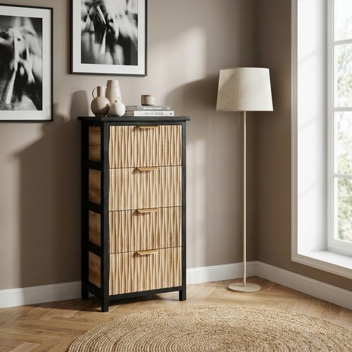 Cassettiera cassetti legno - cassettiera, 4