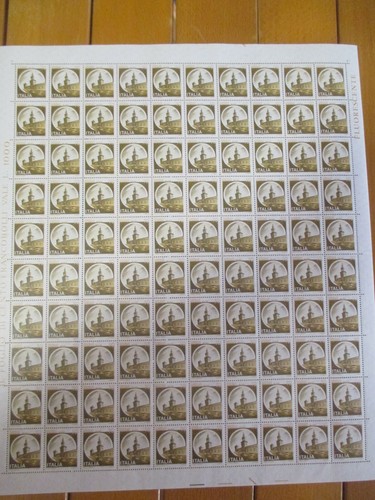 Italia 1980 varieta foglio - 1980, varieta'