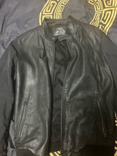 Giubbotto Bomber uomo trussardi jeans . misto “ pelle “ anti vento .