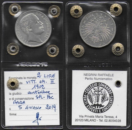 1902 italia iii lire - 1902,