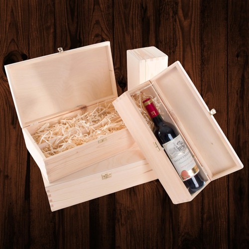 Scatole legno per bottiglia - in,