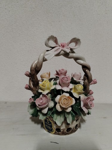 Capodimonte cestino fiori - capodimonte,