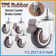 Ruote piccole in gomma 1"