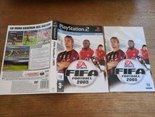 FIFA FOOTBALL 2005 SOLO COPERTINA E MANUALE PS2 PLAYSTATION 2 ITA