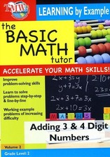 Basic Math Tutor Adding 3 & 4