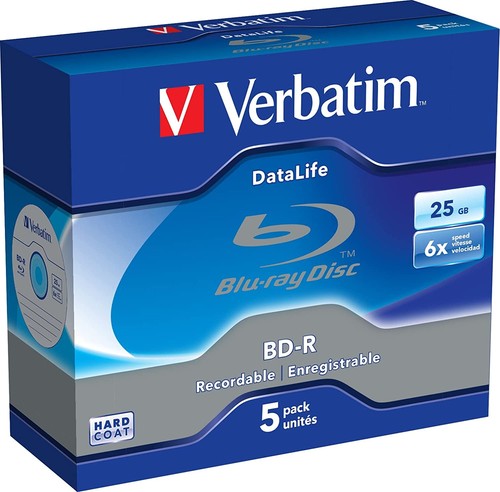 Verbatim 43836 blu ray 25 - 43836, blu-ray