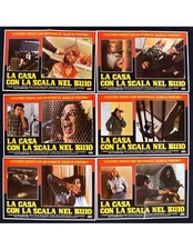 fotobuste LA CASA CON LA SCALA NEL BUIO blade dark Lamberto Bava anny papa F364