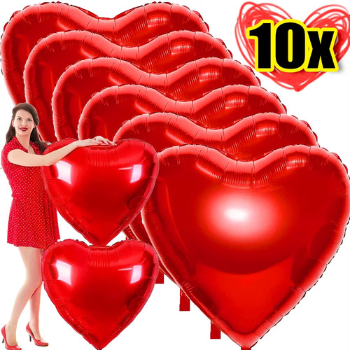 10x palloncini in foil - 1/10x,
