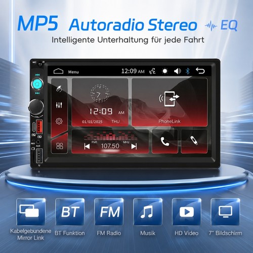 Autoradio din lettore mp5 - autoradio, 2
