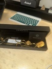 collana uomo versace  bagnata in oro 24 k