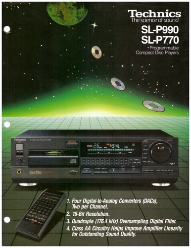 Technics p990 p770 - sl-p990, sl-p770