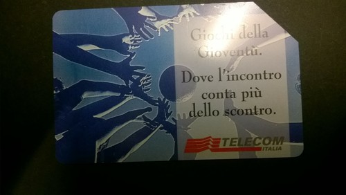 Scheda telefonica usata - telefonica,