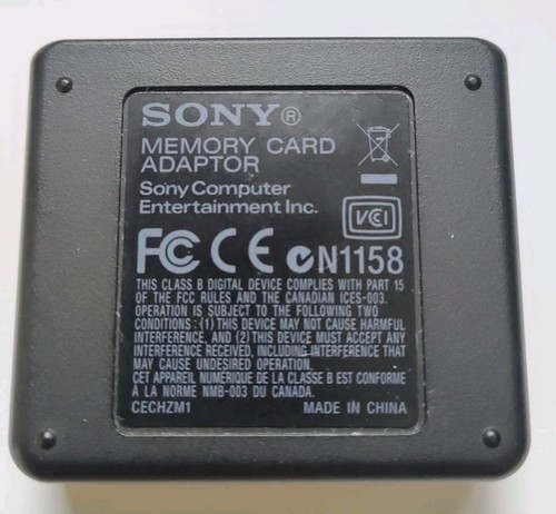 Sony ps3 memory card adaptor - sony,