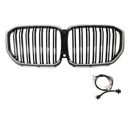 Griglia led doppio ponte nera
