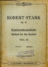 ROBERT STARK Op. 51 -Scuola di clarinetto-Metodo per clarinetto-Parte III