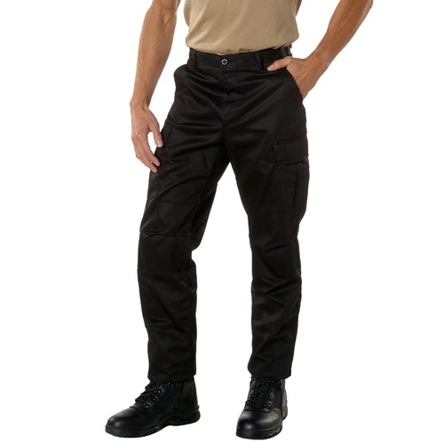 Pantalone mimetico nero