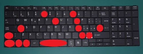 Tasti tastiera toshiba - tasti,
