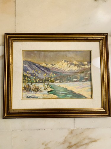 Del vecchio olio - olio, tela