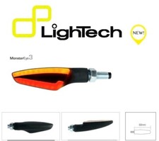LIGHTECH COPPIA INDICATORI FRECCE LED FRE935NER POSIZIONE + STOP OMOLOGATE MOTO