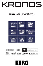 Manuale Italiano Pianoforte Tastiera Korg Kronos