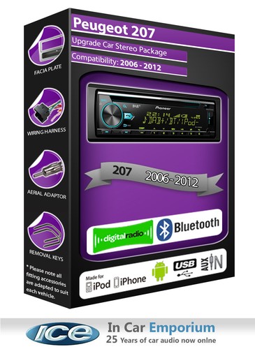 Peugeot 207 dab radio lettore - peugeot,