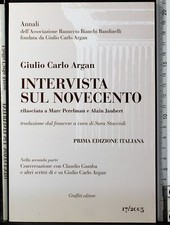INTERVISTA SUL NOVECENTO