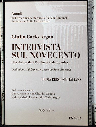 Intervista sul novecento - intervista,