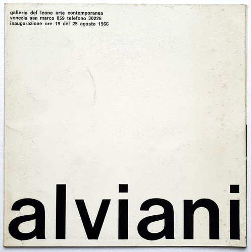 Alviani galleria del leone - alviani,