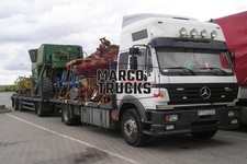 Truck photo Mercedes-Benz 1838 Flatbed/Tarpaulin Poland white MACIEJ #d6mj