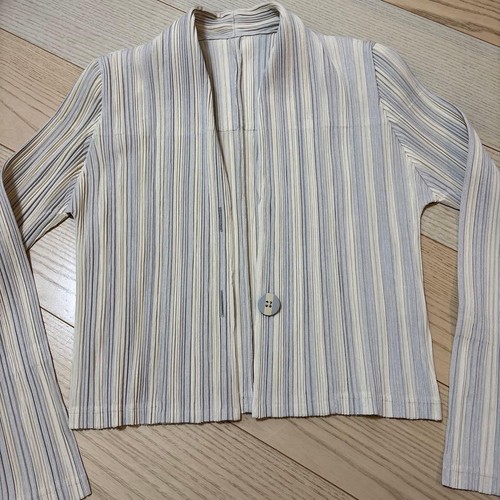 Cardigan top pleats please - cardigan,