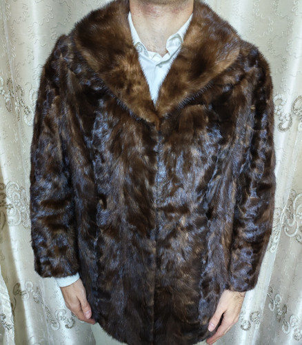 Giacca bavero scialle marrone - giacca,
