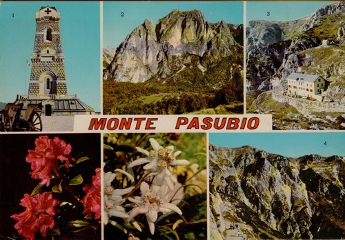 154351h cartolina monte - cartolina,
