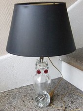 Lampada Gufo Cristallo Anni 60