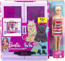 Barbie Armadio Guardaroba Playset Con Bambola